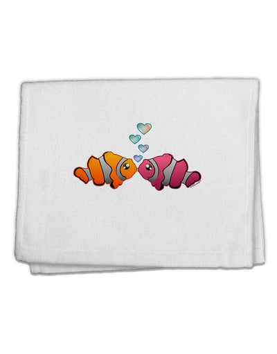 Kissy Clownfish 11&#x22;x18&#x22; Dish Fingertip Towel-Fingertip Towel-TooLoud-White-Davson Sales