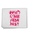 Hardcore Feminist - Pink 11&#x22;x18&#x22; Dish Fingertip Towel-Fingertip Towel-TooLoud-White-Davson Sales