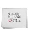 I Woke Up Like This 11&#x22;x18&#x22; Dish Fingertip Towel-Fingertip Towel-TooLoud-White-Davson Sales