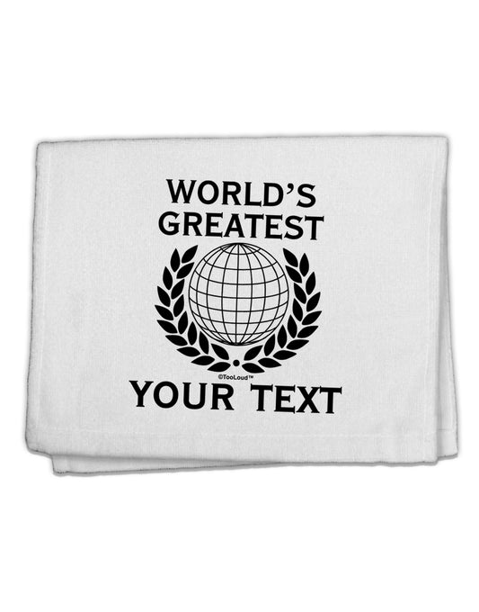 Personalized Worlds Greatest 11&#x22;x18&#x22; Dish Fingertip Towel by TooLoud-Fingertip Towel-TooLoud-White-Davson Sales