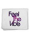 Feel The Vibe 11&#x22;x18&#x22; Dish Fingertip Towel-Fingertip Towel-TooLoud-White-Davson Sales