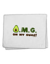 OMG - Oh My Guac - Guacamole Design 11&#x22;x18&#x22; Dish Fingertip Towel by TooLoud-Fingertip Towel-TooLoud-White-Davson Sales