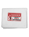 Danger - Crazy Boyfriend 11&#x22;x18&#x22; Dish Fingertip Towel-Fingertip Towel-TooLoud-White-Davson Sales