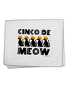 Five Cats - Cinco de Meow 11&#x22;x18&#x22; Dish Fingertip Towel by TooLoud-Fingertip Towel-TooLoud-White-Davson Sales