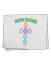 Happy Easter Egg Cross Faux Applique 11&#x22;x18&#x22; Dish Fingertip Towel-Fingertip Towel-TooLoud-White-Davson Sales