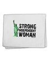 Statue of Liberty Strong Woman 11&#x22;x18&#x22; Dish Fingertip Towel by TooLoud-Fingertip Towel-TooLoud-White-Davson Sales