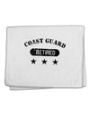 Retired Coast Guard 11&#x22;x18&#x22; Dish Fingertip Towel by TooLoud-Fingertip Towel-TooLoud-White-Davson Sales