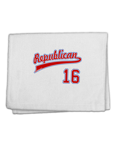 Republican Jersey 16 11&#x22;x18&#x22; Dish Fingertip Towel-Fingertip Towel-TooLoud-White-Davson Sales