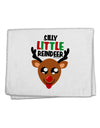 Silly Little Reindeer Matching Deer 11&#x22;x18&#x22; Dish Fingertip Towel-Fingertip Towel-TooLoud-White-Davson Sales