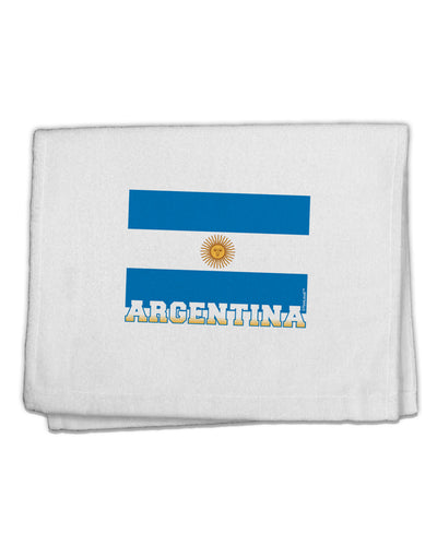 Argentina Flag 11&#x22;x18&#x22; Dish Fingertip Towel-Fingertip Towel-TooLoud-White-Davson Sales