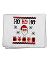 Ho Ho Ho Ugly Christmas Sweater 11&#x22;x18&#x22; Dish Fingertip Towel-Fingertip Towel-TooLoud-White-Davson Sales