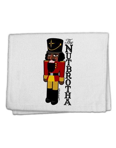 The Nutbrotha - Black Nutcracker 11&#x22;x18&#x22; Dish Fingertip Towel by TooLoud-TooLoud-White-Davson Sales