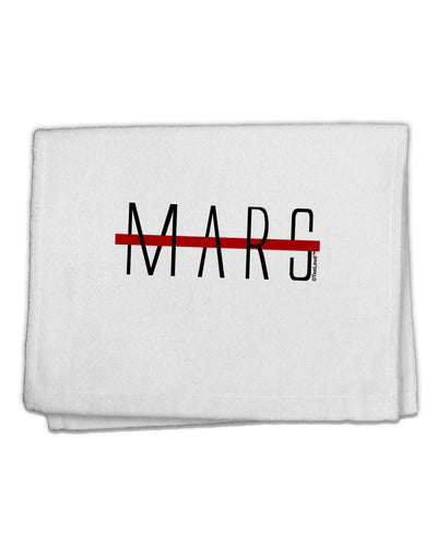 Planet Mars Text Only 11&#x22;x18&#x22; Dish Fingertip Towel-Fingertip Towel-TooLoud-White-Davson Sales