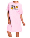 Trick or Treat Pumpkins Adult Wear Around Night Shirt and Dress-Night Shirt-TooLoud-Pink-One-Size-Fits-Most-Davson Sales