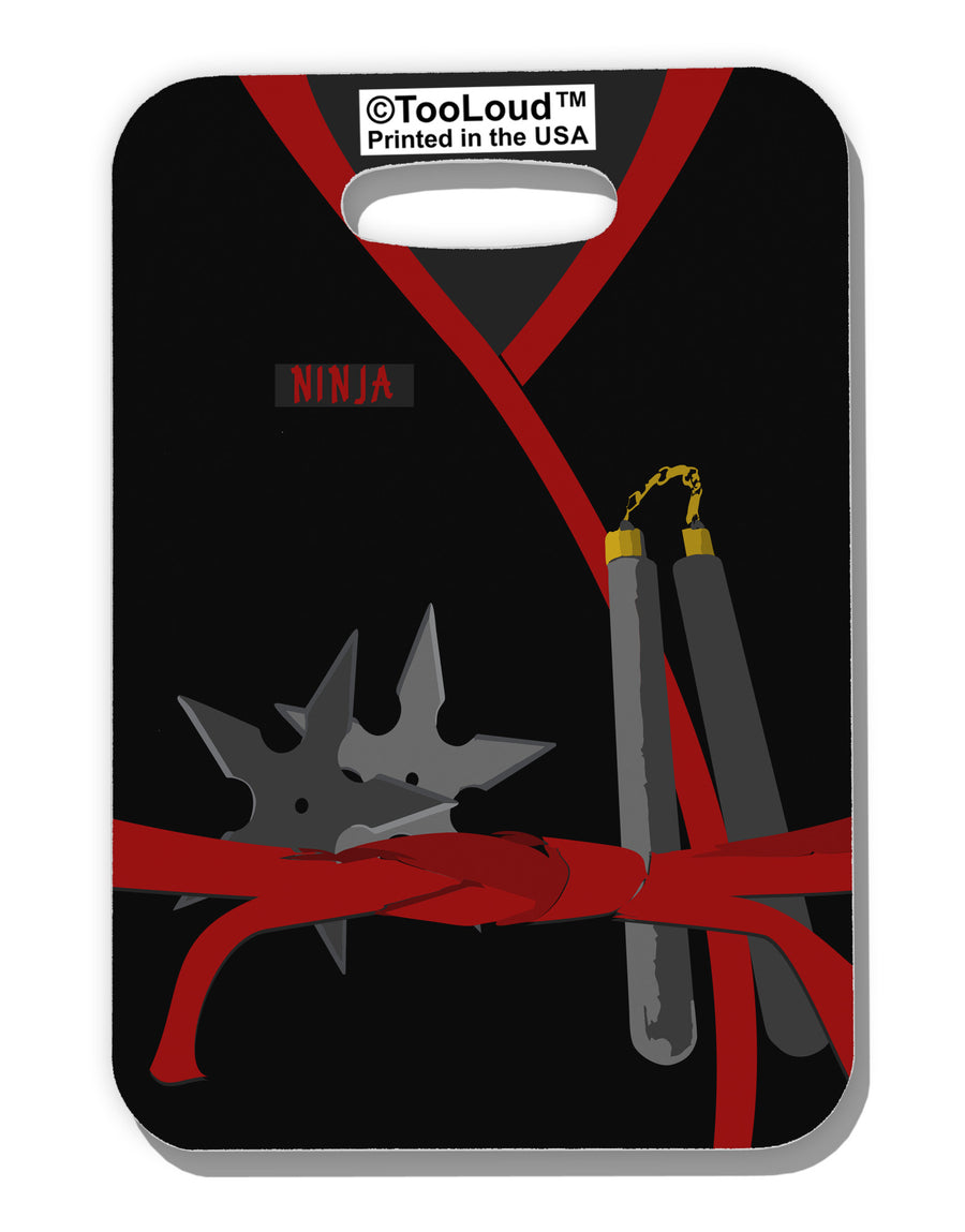 Ninja Red AOP Luggage Tag Dual Sided All Over Print-Luggage Tag-TooLoud-White-One Size-Davson Sales