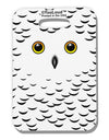 Snowy Owl Cute Animal Face Luggage Tag Single Side All Over Print-Luggage Tag-TooLoud-White-One Size-Davson Sales