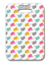 Cute Baby Elephants AOP Luggage Tag Dual Sided All Over Print-Luggage Tag-TooLoud-White-One Size-Davson Sales