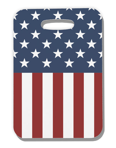 Stars and Stripes American Flag Luggage Tag Single Side All Over Print by TooLoud-Luggage Tag-TooLoud-White-One Size-Davson Sales