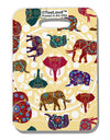 Indian Elephants AOP Luggage Tag Dual Sided All Over Print-Luggage Tag-TooLoud-White-One Size-Davson Sales