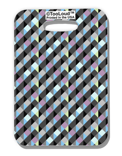 Plaid Pattern AOP Luggage Tag Dual Sided All Over Print-Luggage Tag-TooLoud-White-One Size-Davson Sales