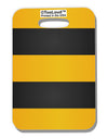 Bee Stripe Costume Luggage Tag Dual Sided All Over Print-Luggage Tag-TooLoud-White-One Size-Davson Sales