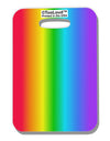 Vertical Rainbow Gradient Luggage Tag Dual Sided All Over Print by-Luggage Tag-TooLoud-White-One Size-Davson Sales