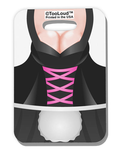 Sexy Dirndl Costume Black Luggage Tag Single Side All Over Print-Luggage Tag-TooLoud-White-One Size-Davson Sales