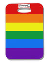 Rainbow Horizontal Gay Pride Flag Luggage Tag Dual Sided All Over Print by-Luggage Tag-TooLoud-White-One Size-Davson Sales