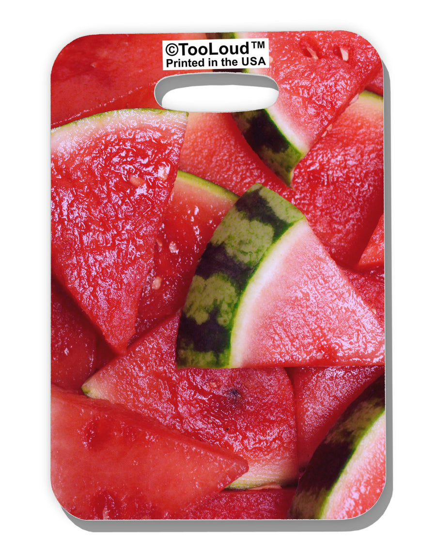 Watermelon Everywhere Luggage Tag Dual Sided All Over Print-Luggage Tag-TooLoud-White-One Size-Davson Sales