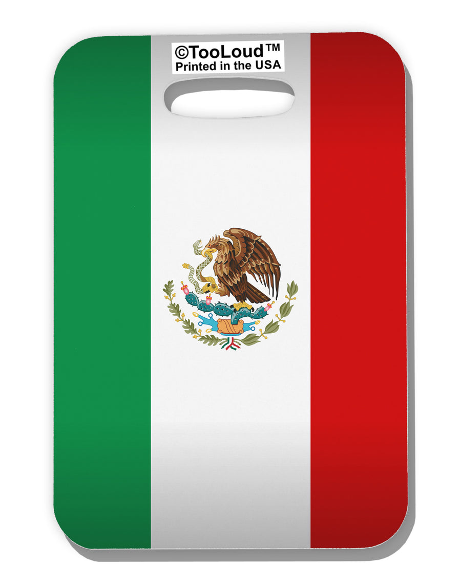 Mexico Flag AOP Luggage Tag Dual Sided All Over Print-Luggage Tag-TooLoud-White-One Size-Davson Sales