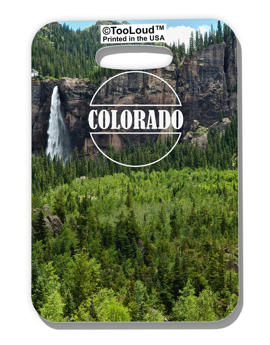 Colorado Beauty - Cliffs Luggage Tag Dual Sided All Over Print by-Luggage Tag-TooLoud-White-One Size-Davson Sales