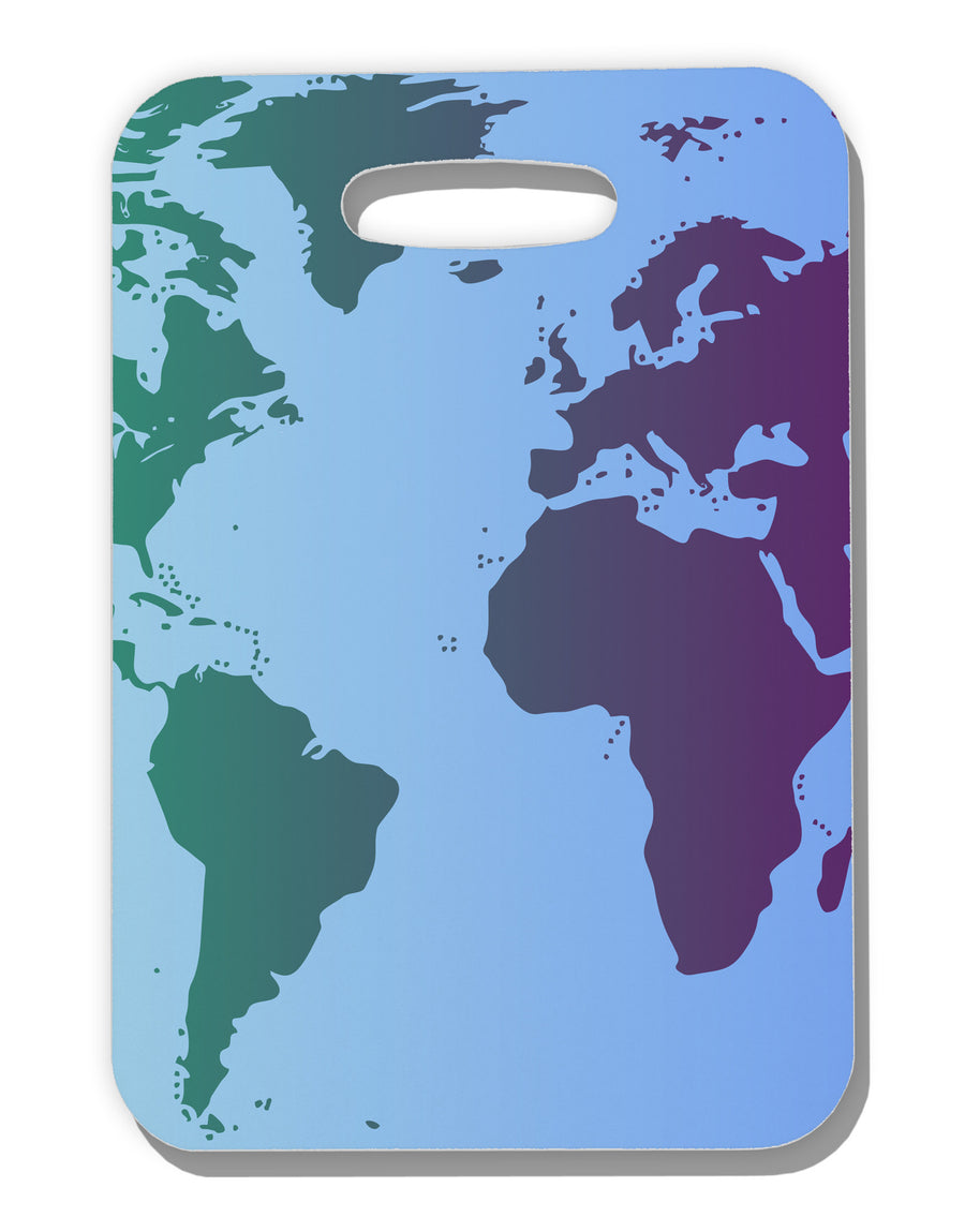 Cool World Map Design Luggage Tag Dual Sided All Over Print-Luggage Tag-TooLoud-White-One Size-Davson Sales