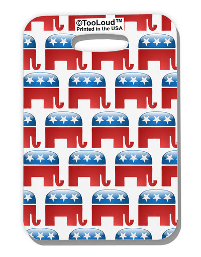 Republican Symbol All Over Luggage Tag Single Side All Over Print-Luggage Tag-TooLoud-White-One Size-Davson Sales