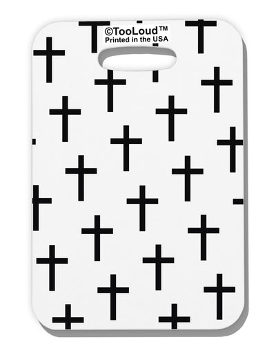 Christian Crosses Luggage Tag Dual Sided All Over Print-Luggage Tag-TooLoud-White-One Size-Davson Sales