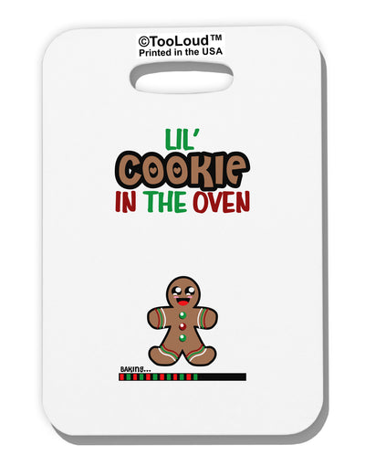 Lil Cookie In The Oven - Maternity AOP Luggage Tag Dual Sided All Over Print-Luggage Tag-TooLoud-White-One Size-Davson Sales