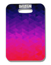 Geometric Gradient AOP Luggage Tag Single Side All Over Print by TooLoud-Luggage Tag-TooLoud-White-One Size-Davson Sales