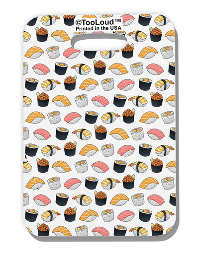 Cute Sushi AOP Luggage Tag Dual Sided All Over Print-Luggage Tag-TooLoud-White-One Size-Davson Sales