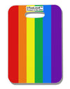 Rainbow Vertical Gay Pride Flag Luggage Tag Dual Sided All Over Print by-Luggage Tag-TooLoud-White-One Size-Davson Sales