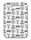 Satanic Symbols Luggage Tag Single Side All Over Print-Luggage Tag-TooLoud-White-One Size-Davson Sales