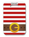 Pirate Crew Costume - Red Luggage Tag Single Side All Over Print-Luggage Tag-TooLoud-White-One Size-Davson Sales