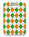 Irish Colors Argyle Pattern Luggage Tag Single Side All Over Print-Luggage Tag-TooLoud-White-One Size-Davson Sales