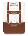 Lederhosen Costume Brown Luggage Tag Dual Sided All Over Print-Luggage Tag-TooLoud-White-One Size-Davson Sales