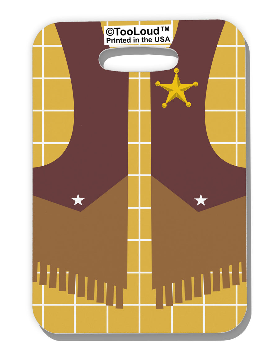 Cowboy Yellow AOP Luggage Tag Dual Sided All Over Print-Luggage Tag-TooLoud-White-One Size-Davson Sales