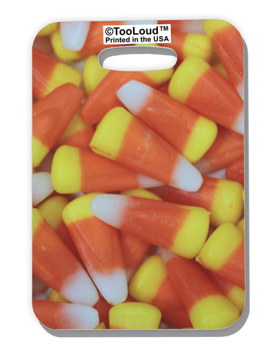 Candy Corn Luggage Tag Dual Sided All Over Print by TooLoud