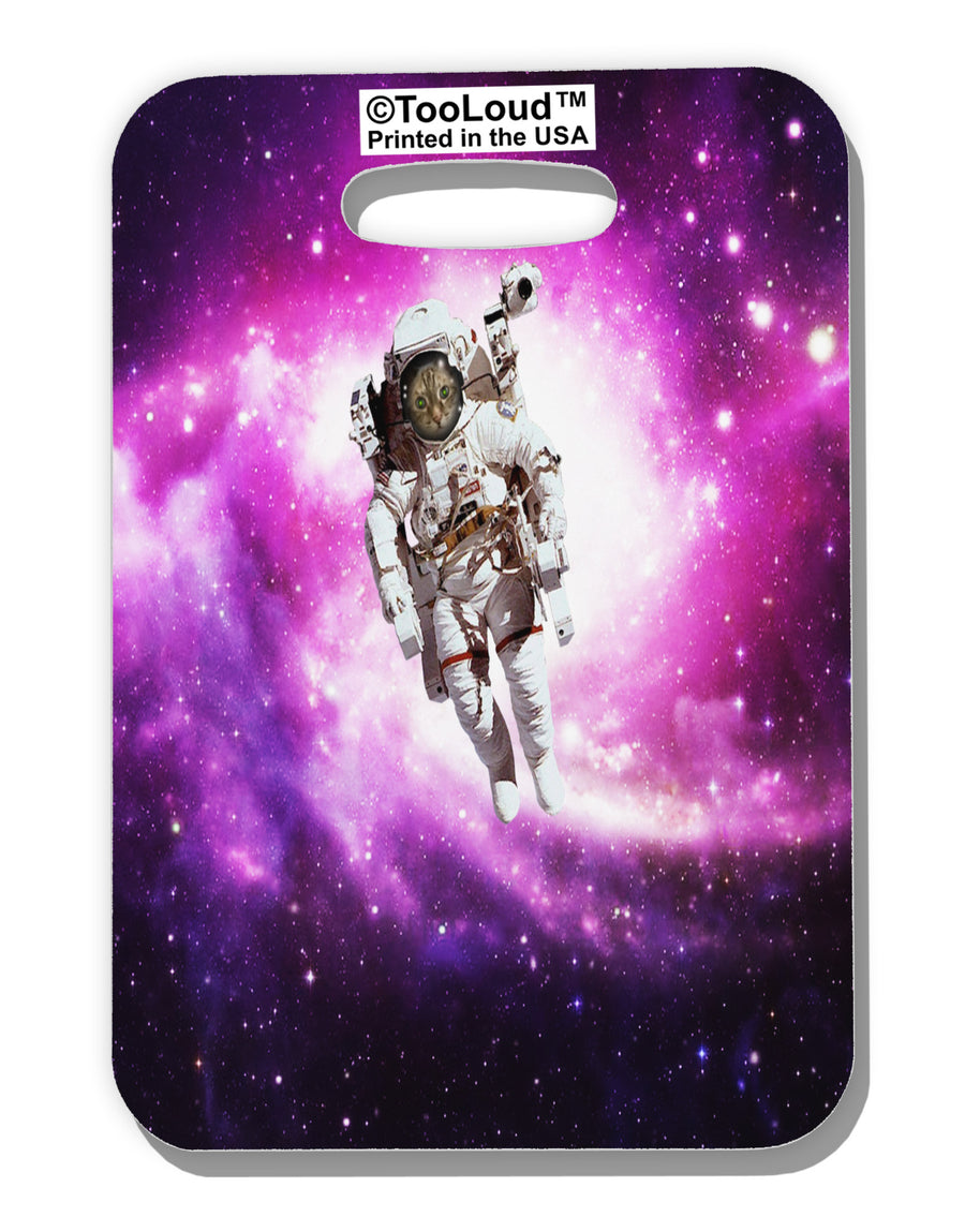 Astronaut Cat AOP Luggage Tag Dual Sided All Over Print-Luggage Tag-TooLoud-White-One Size-Davson Sales