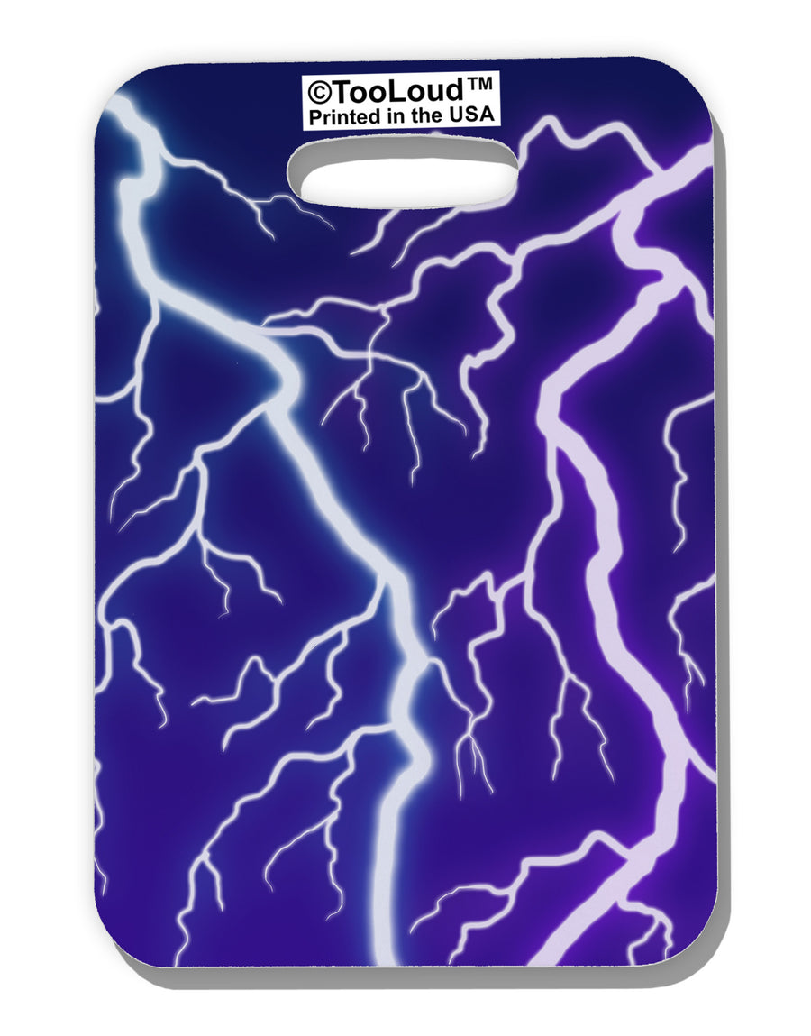 Lightning All Over Luggage Tag Dual Sided All Over Print-Luggage Tag-TooLoud-White-One Size-Davson Sales