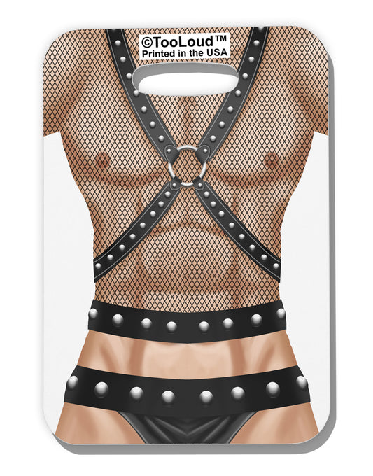 Male Bondage Costume All Over Luggage Tag Single Side All Over Print by TooLoud-Luggage Tag-TooLoud-White-One Size-Davson Sales