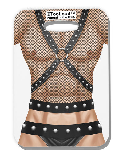 Male Bondage Costume All Over Luggage Tag Single Side All Over Print by TooLoud-Luggage Tag-TooLoud-White-One Size-Davson Sales