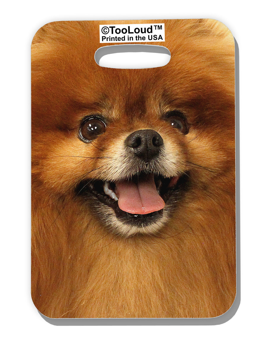 Adorable Red Pomeranian Luggage Tag Dual Sided All Over Print-Luggage Tag-TooLoud-White-One Size-Davson Sales