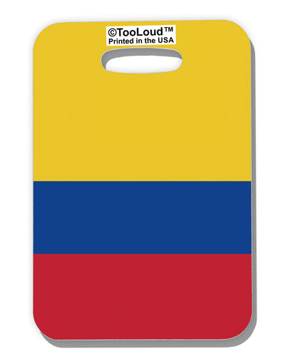 Colombia Flag AOP Luggage Tag Single Side All Over Print-Luggage Tag-TooLoud-White-One Size-Davson Sales